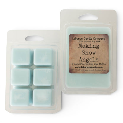 Making Snow Angels Wax Melt