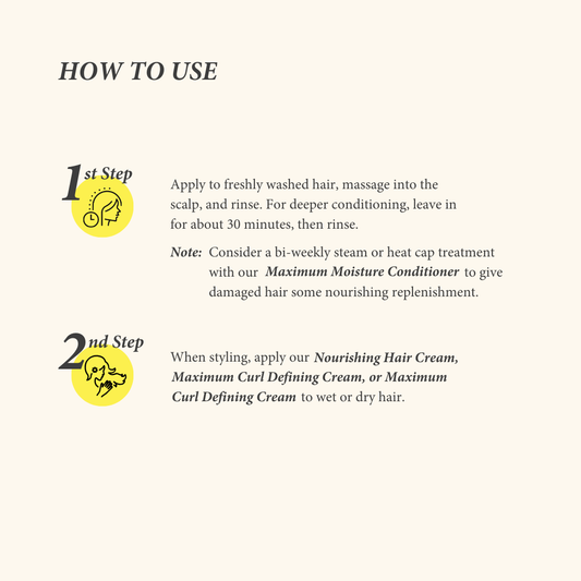 Maximum Moisture Conditioner for Dry, Brittle & Natural Hair