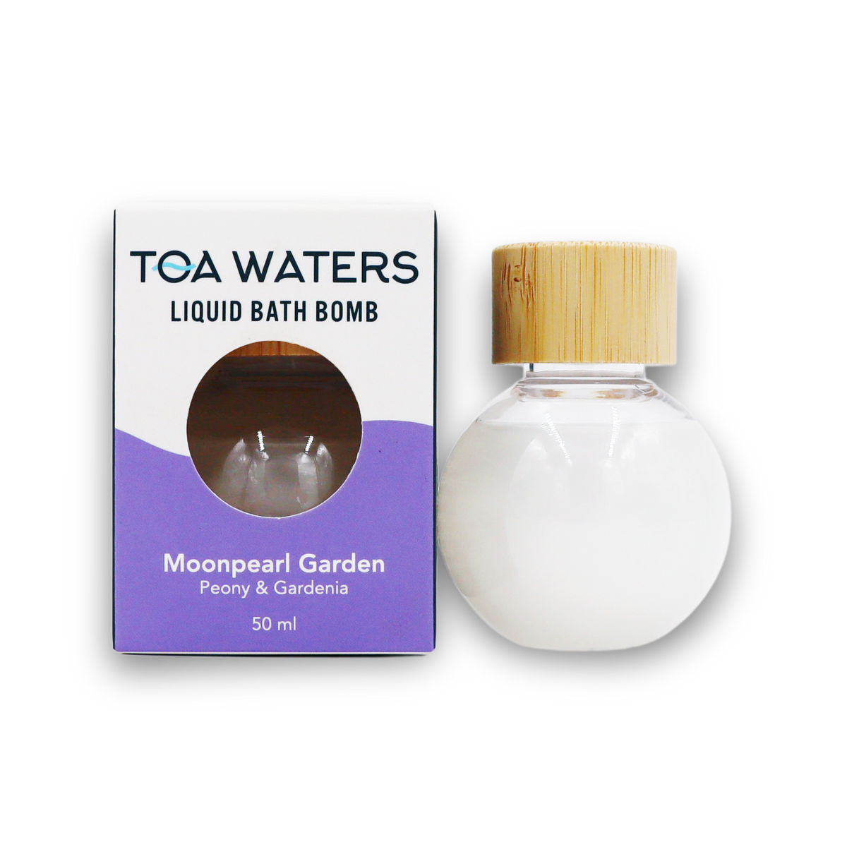 Moonpearl Garden Liquid Bath Bomb - Peony and Gardenia