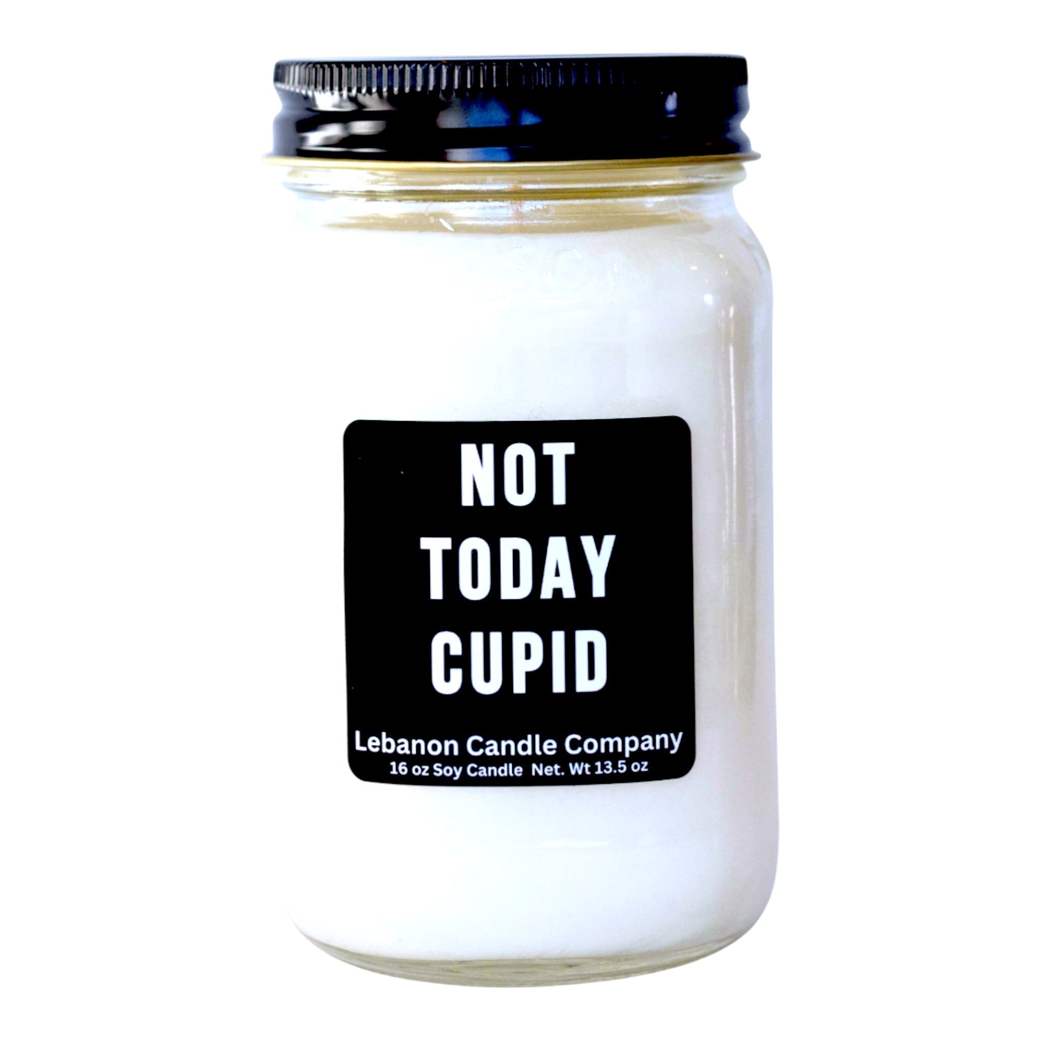 Not Today Cupid Funny Candle
