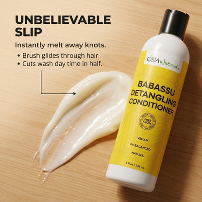 Babassu Detangling Conditioner — Slip Detangler for Curls