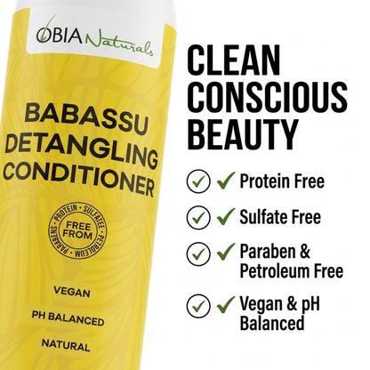 Babassu Detangling Conditioner — Slip Detangler for Curls