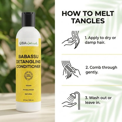 Babassu Detangling Conditioner — Slip Detangler for Curls
