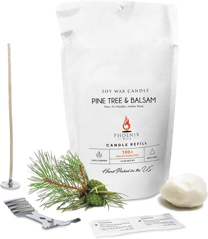 Pine Tree & Balsam - Candle Making Kit