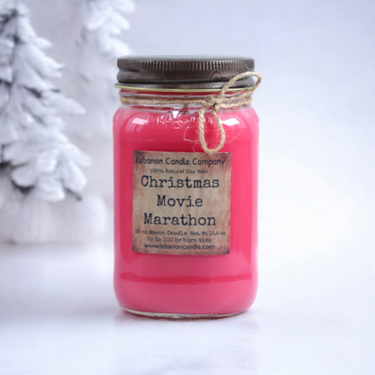 Christmas Movie Marathon Candle