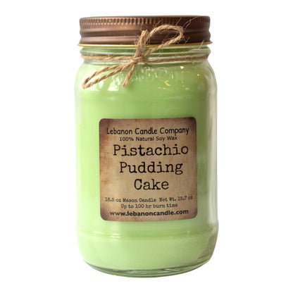 Pistachio Pudding Cake Candle