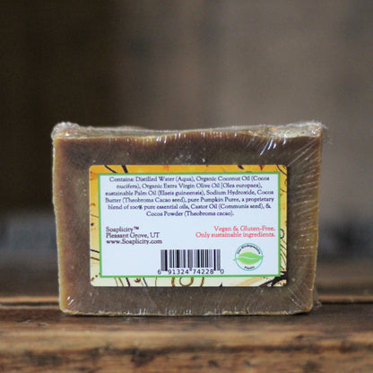 Pumpkin Chocolate  Soap Bar