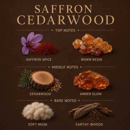 Saffron Cedarwood Cologne