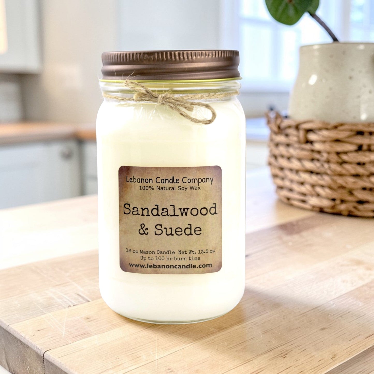 Sandalwood & Suede Candle