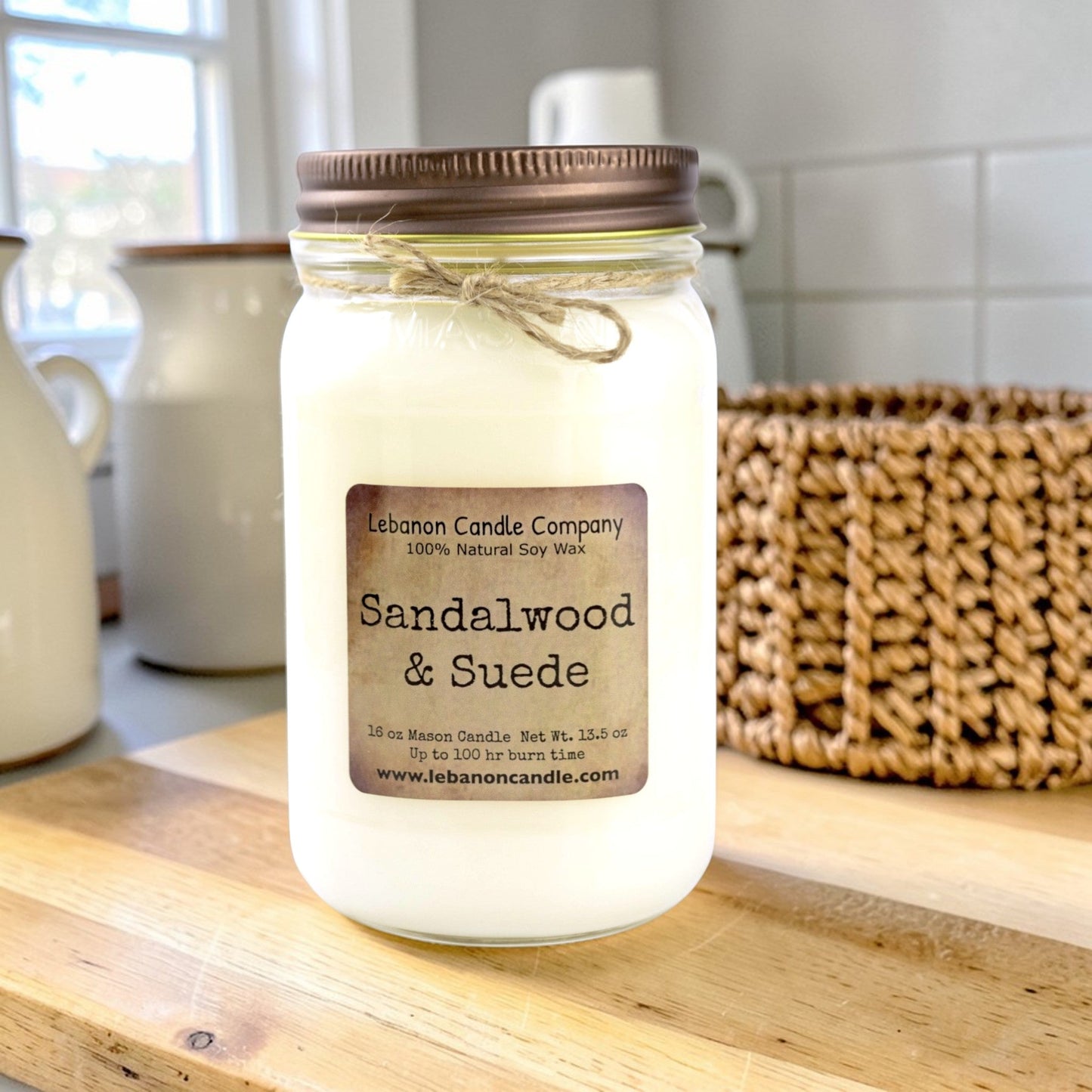 Sandalwood & Suede Candle