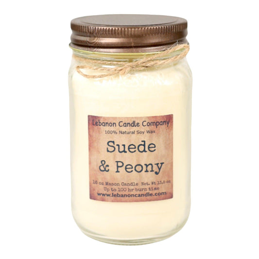 Suede & Peony Candle
