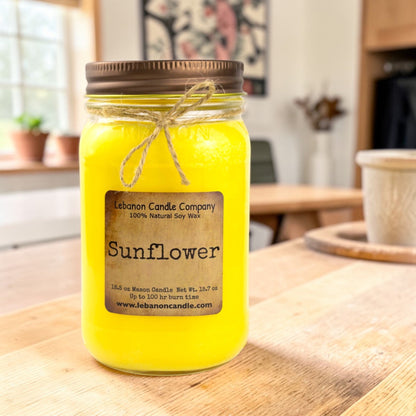 Sunflower Candle