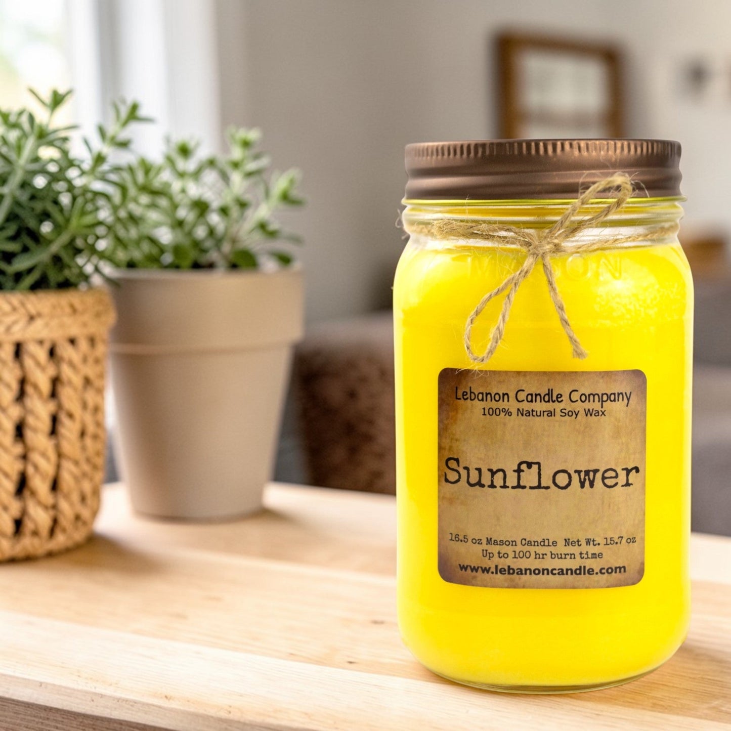 Sunflower Candle
