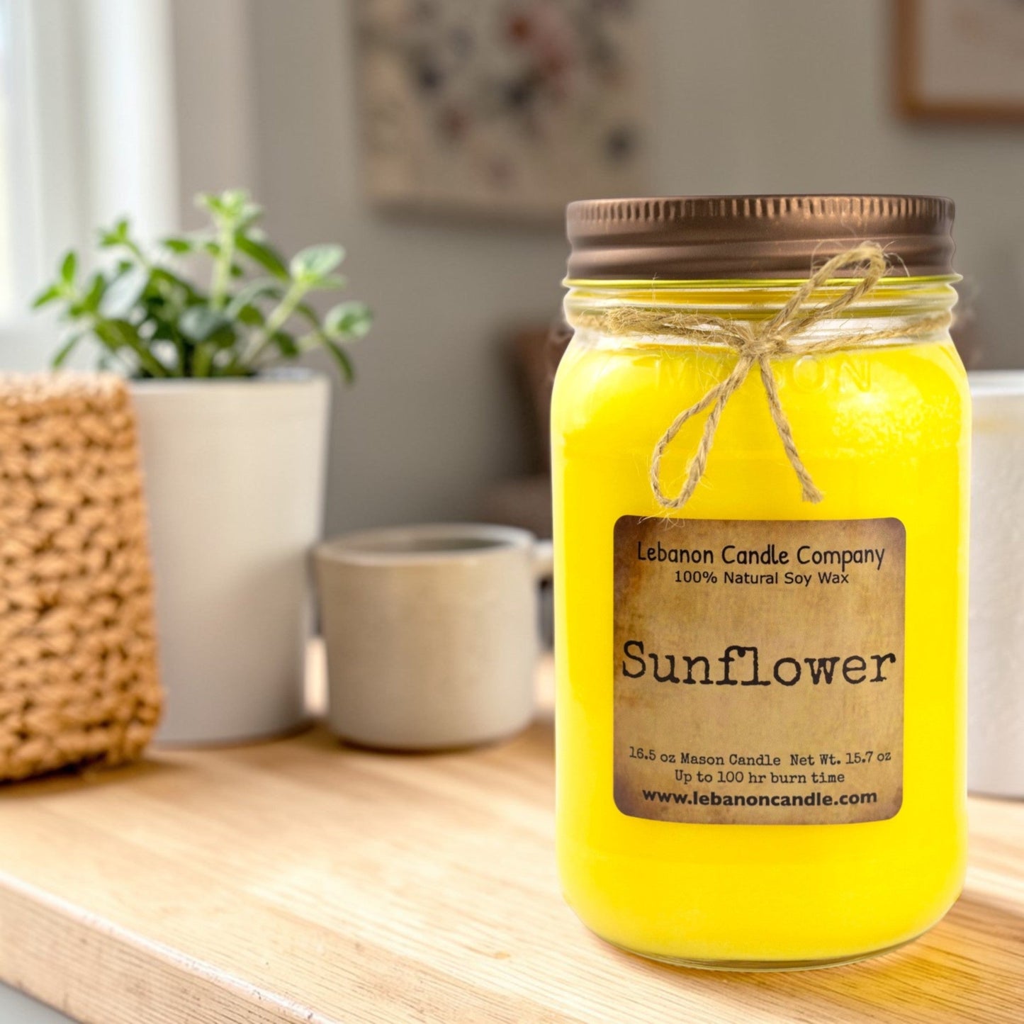 Sunflower Candle