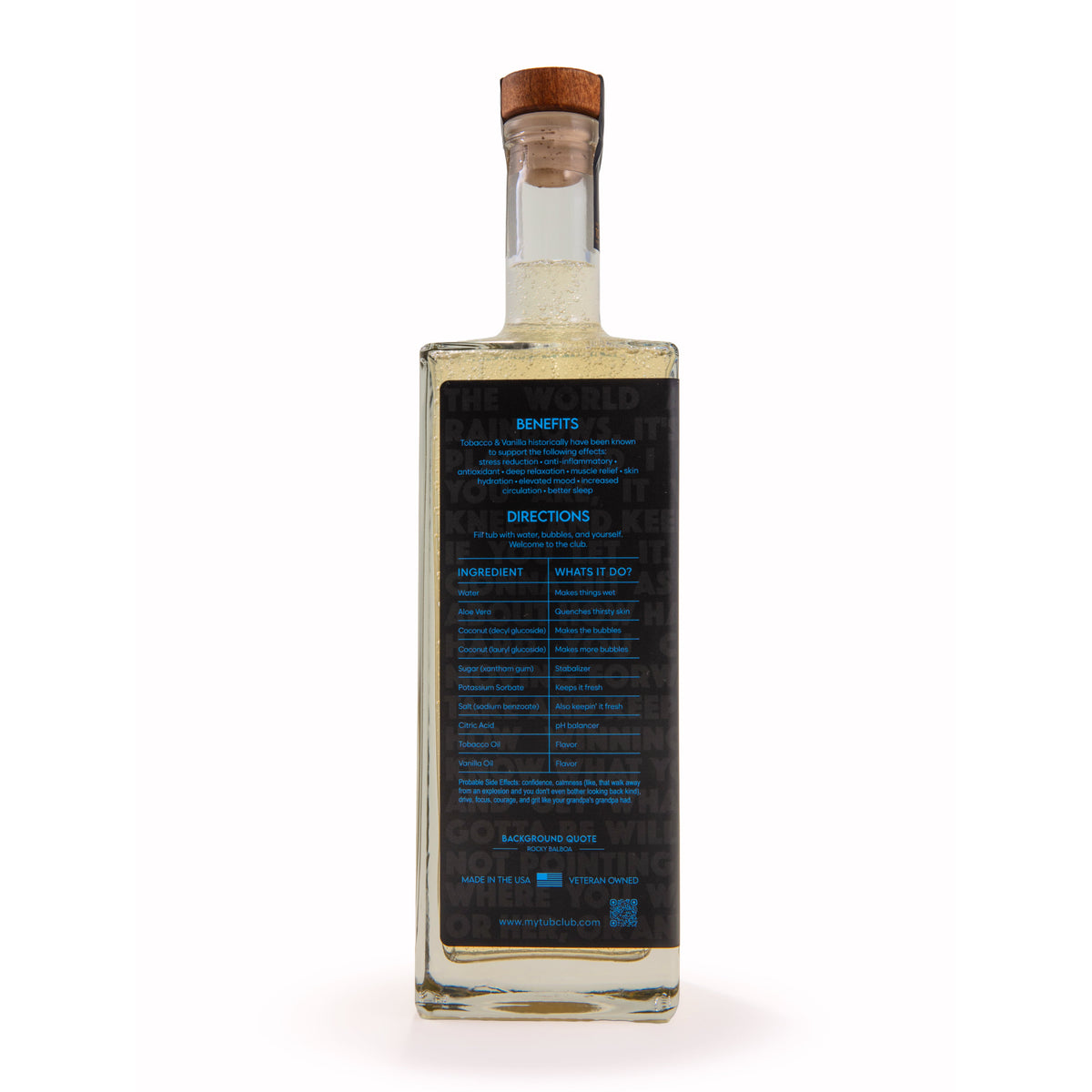 Tobacco & Vanilla | Bubble Bath