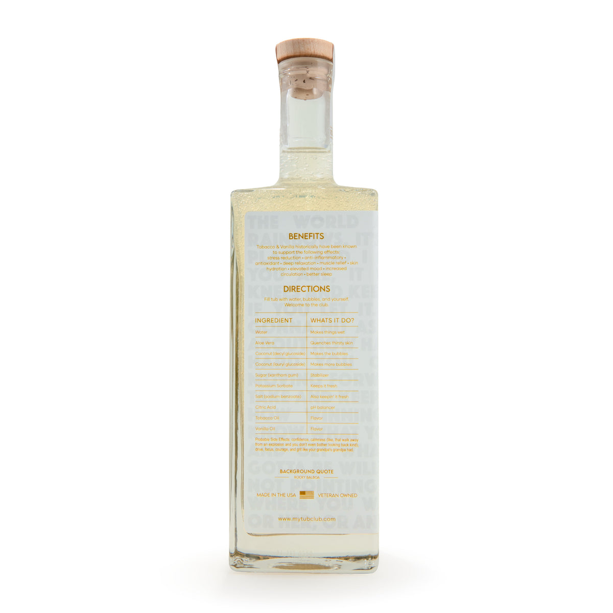 Tobacco & Vanilla | Bubble Bath