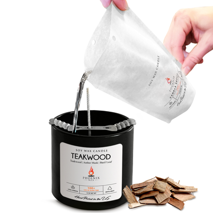 Teakwood - Candle-Making Kit + Jar