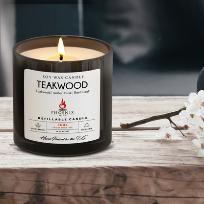 Teakwood - Candle-Making Kit + Jar