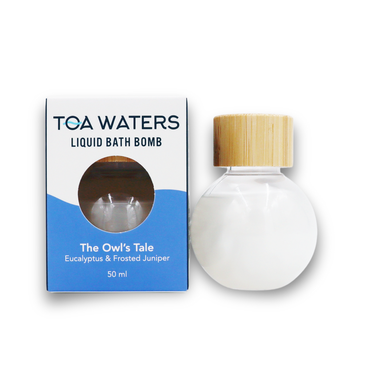 The Owl's Tale Liquid Bath Bomb - Eucalyptus, Vanilla, and Frosted Juniper