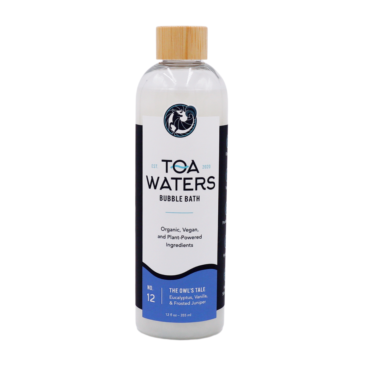 The Owl's Tale Bubble Bath - Eucalyptus, Vanilla, and Frosted Juniper