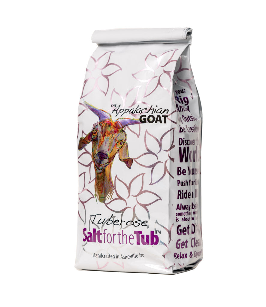 Tuberose Goat’s Milk + Arnica Bath Salts | Salt for the Tub™