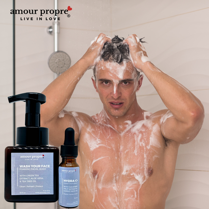 Wash Your Face - Gentle Foaming Facial Wash with Green Tea Extract for Him