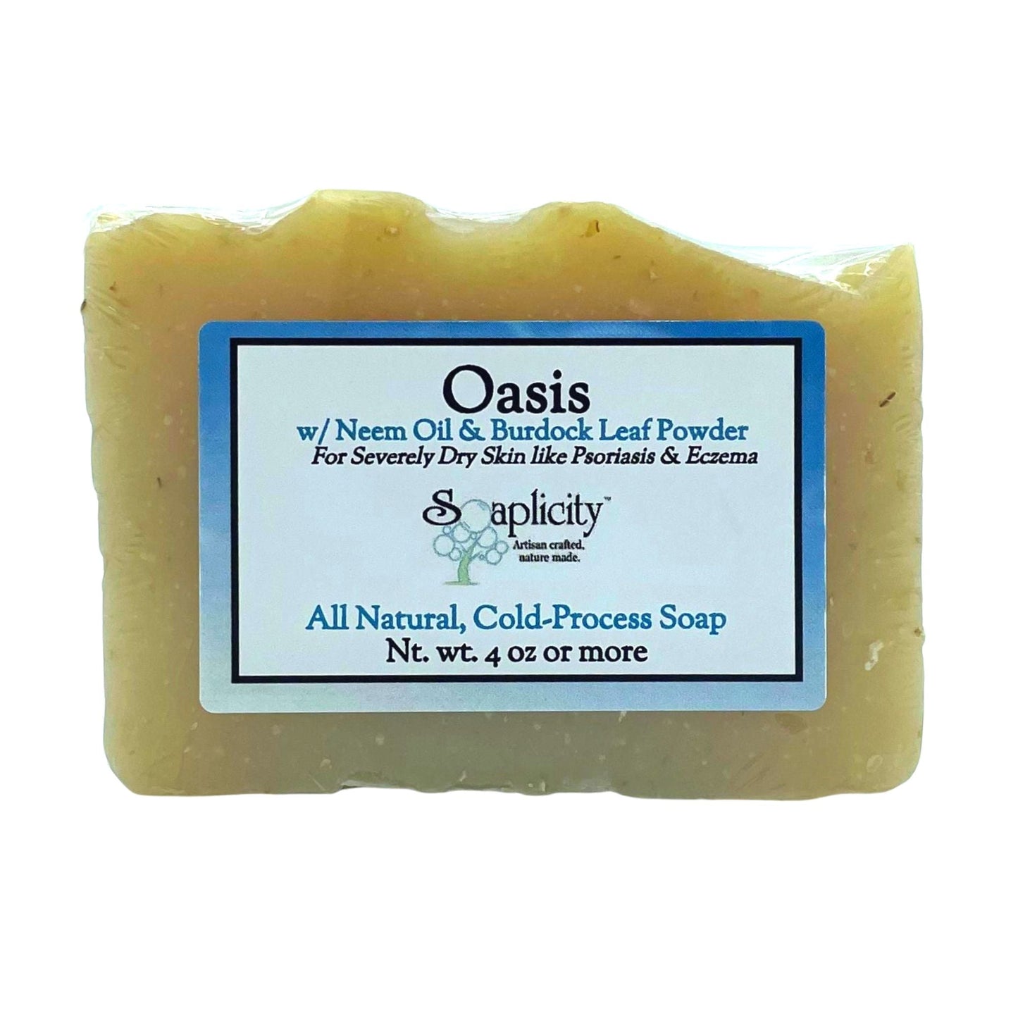 Oasis Natural Soap Bar for Severely Dry Skin