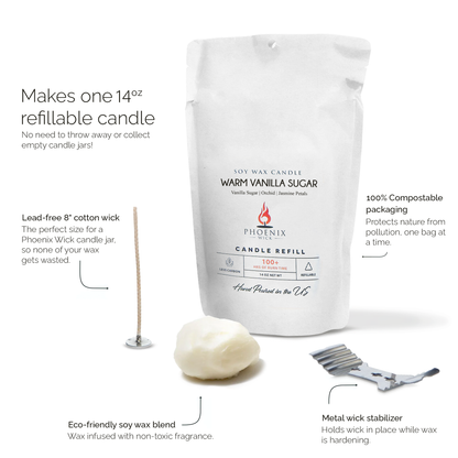 Warm Vanilla Sugar - Candle-Making Kit