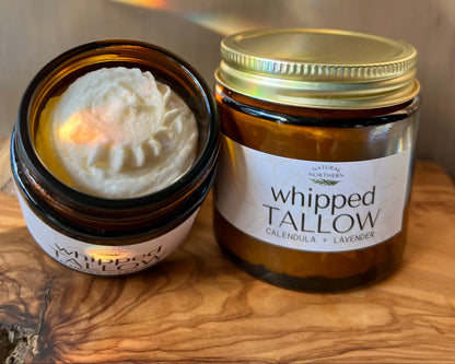 Whipped Tallow for deep moisture + skin barrier support