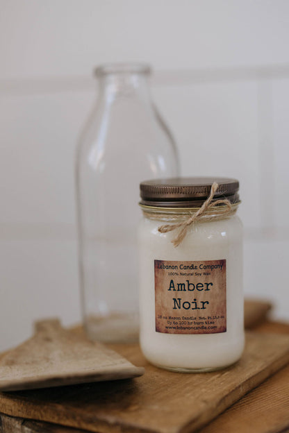 Amber Noir Candle