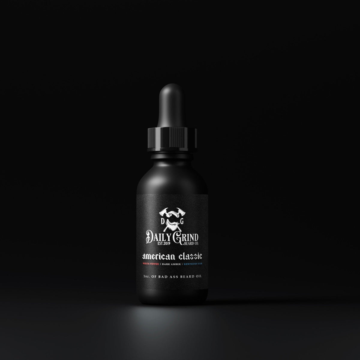 American Classic Beard Oil for Men | White Pepper, Dark Amber & Oak