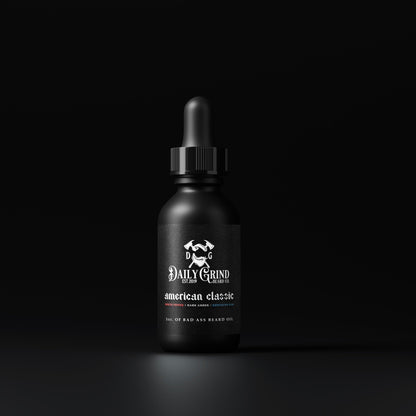 American Classic Beard Oil for Men | White Pepper, Dark Amber & Oak