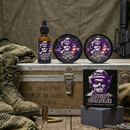 Angry Charlie 2oz Beard Balm Vanilla and Cedarwood Cologne