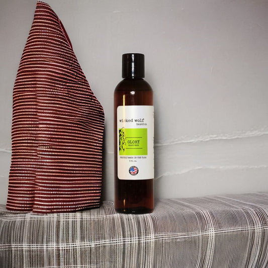 Wicked Wolf Glory Beard Wash | Deep Cleaning Beard Wash with Ginger