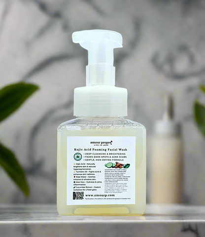 Kojic Acid Foaming Facial Wash – Brighten, Cleanse & Rejuvenate