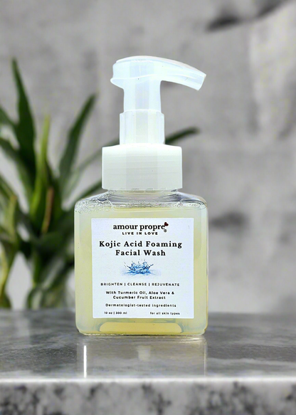 Kojic Acid Foaming Facial Wash – Brighten, Cleanse & Rejuvenate