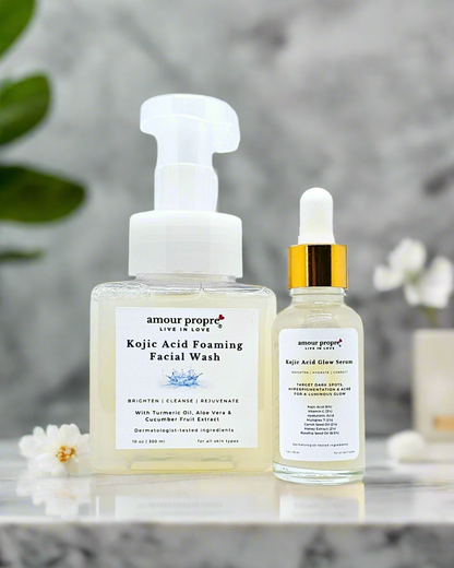Kojic Acid Foaming Facial Wash – Brighten, Cleanse & Rejuvenate