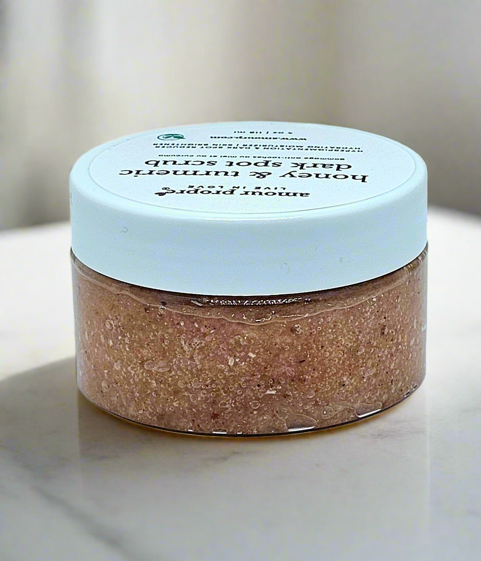 Turmeric & Honey Dark Spot Scrub - Natural Skin Brightening Solution