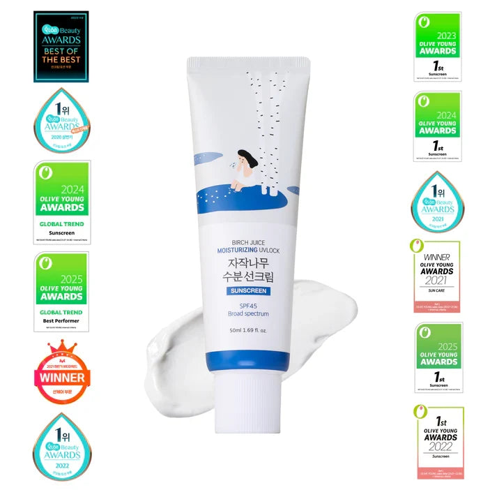 ROUNDLAB Birch Juice Moisturizing Sunscreen UVLock SPF 45+ Broad Spectrum (50ml)