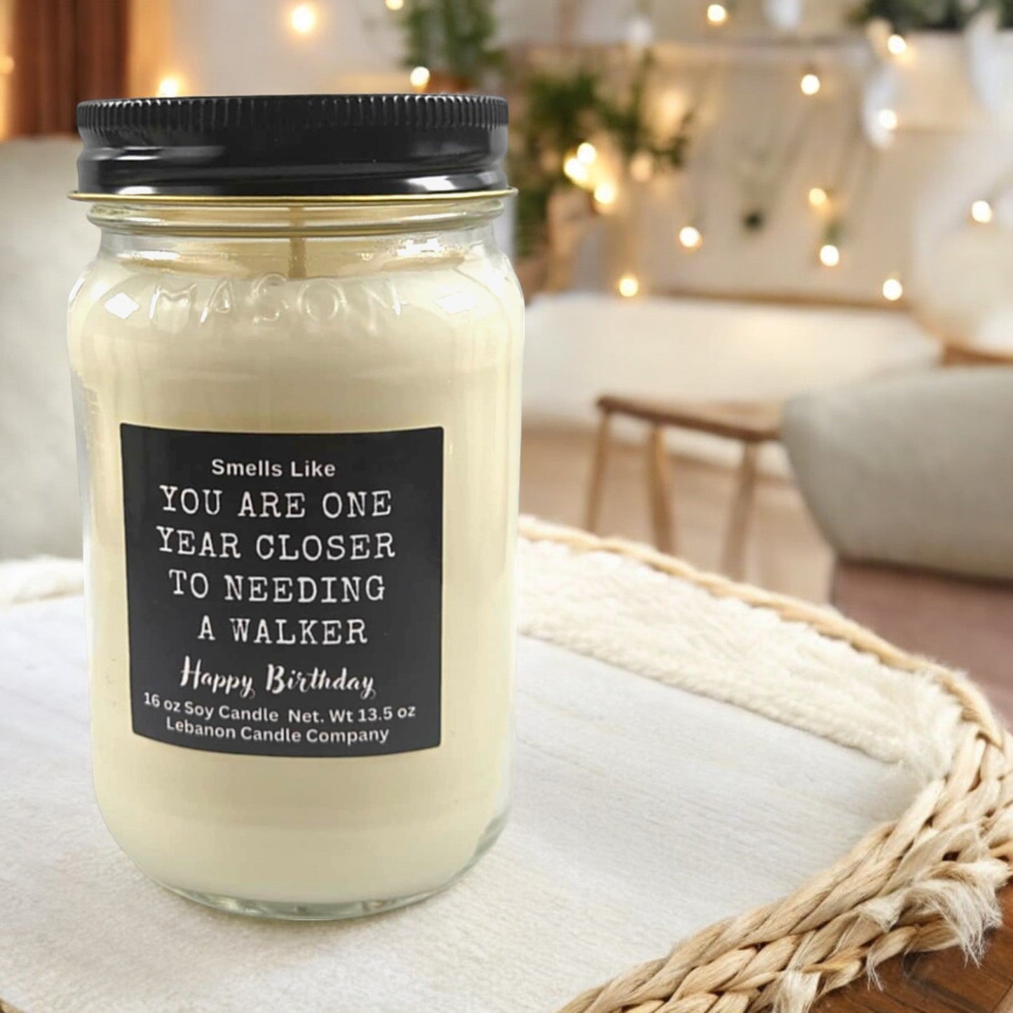 One Year Closer To A Walker Funny Birthday Candle