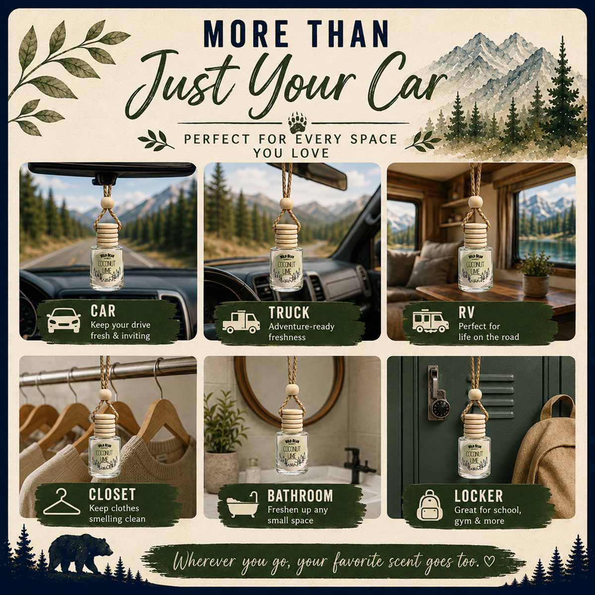 Plum & Amber Car Freshener