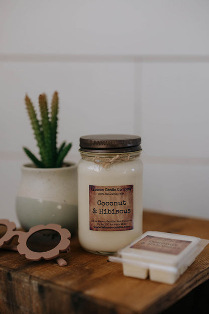Coconut & Hibiscus Wax Melt