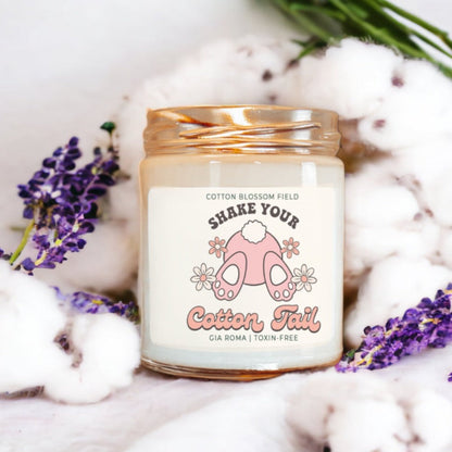 Cotton Blossom Retro Candle