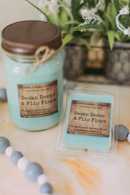 Decks Docks & Flip Flops Wax Melt