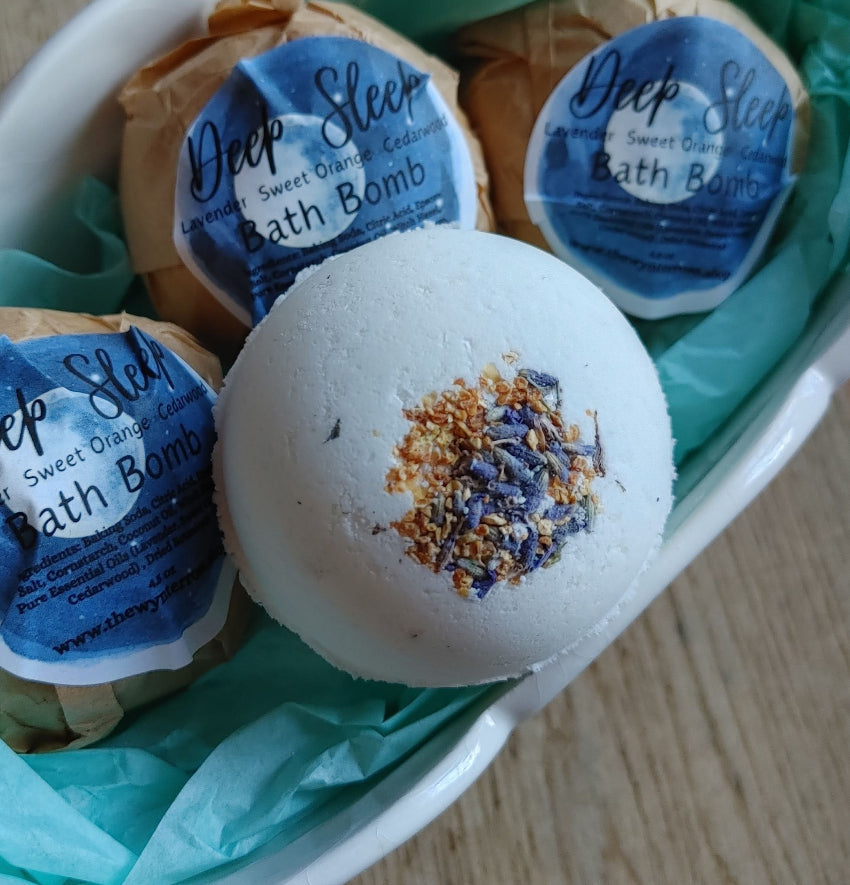 Deep Sleep | Bath Bomb | Lavender Cedarwood Sweet Orange
