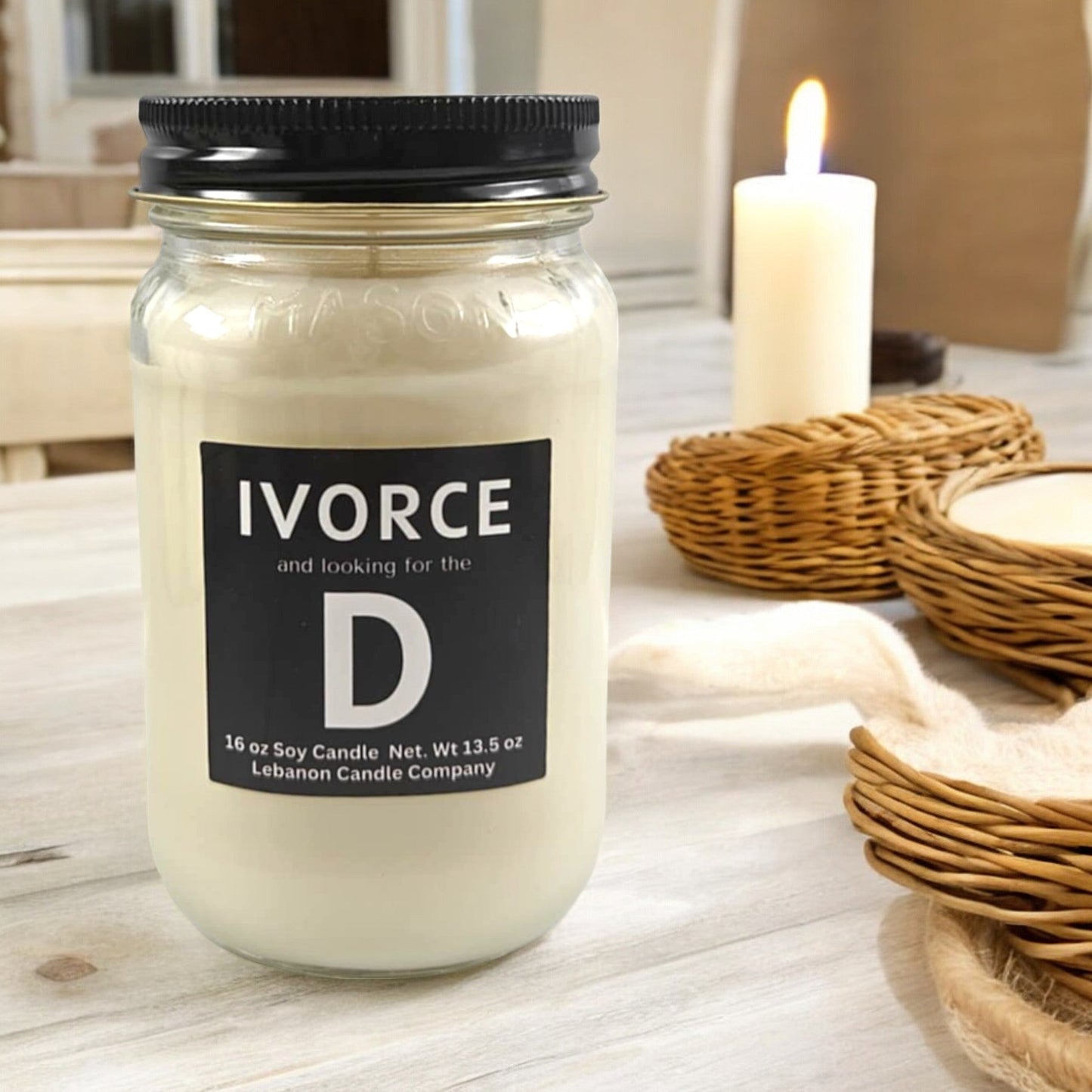 Looking For The D Funny Divorce Candle