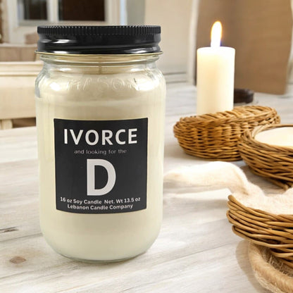 Looking For The D Funny Divorce Candle