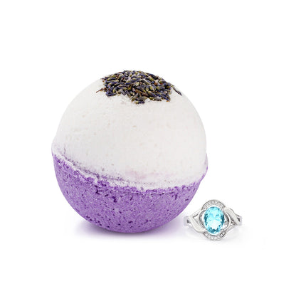 Dreamy Lavender 10oz Mystery Jewelry Bath Bomb