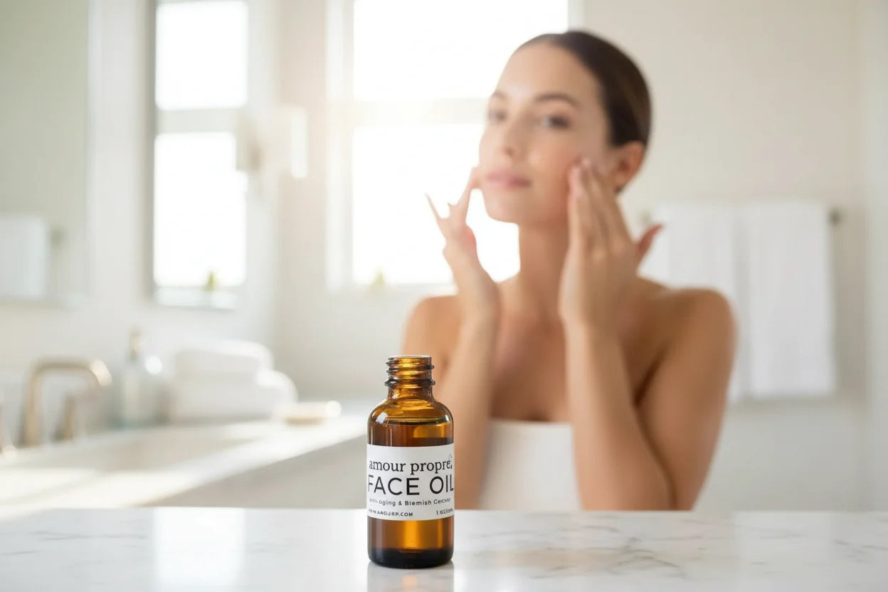 Balance + Renew Face Oil: 
Botanical Facial Oil for Radiant, Healthy-Looking Skin