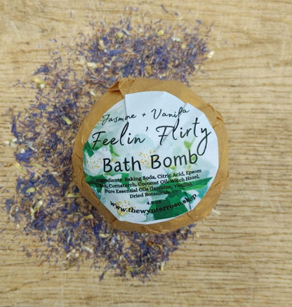Flirty Bath Bomb | Jasmine Vanilla Blend